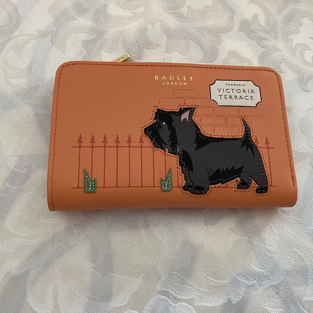 Radley London & Friends Leather Wallet in Sunset Colour